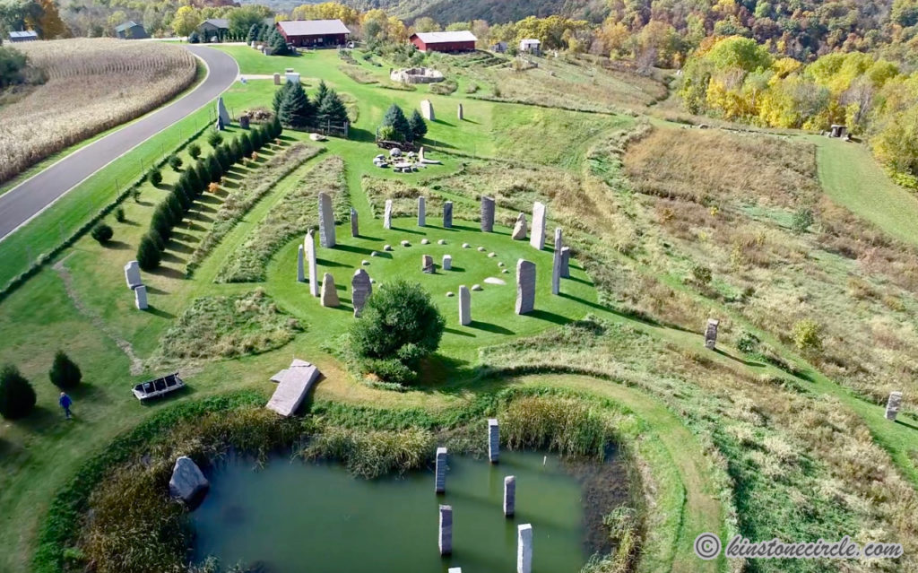 Kinstone Megalithic Garden Wisconsin Great River Road